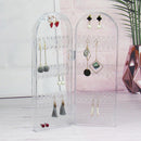 Transparent Acrylic Earrings Necklace Jewelry Display Rack Storage Box Gift CGY