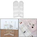 Transparent Acrylic Earrings Necklace Jewelry Display Rack Storage Box Gift CGY