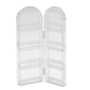 Transparent Acrylic Earrings Necklace Jewelry Display Rack Storage Box Gift CGY