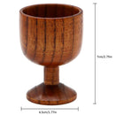 Jujube Tree Wood Wine Glass Drink Kitchenware Home Handmade New gfhh