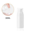 5 pcs White Push Emulsion Vacuum Bottle 30ml for Travel Fitness High Quality