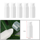 5 pcs White Push Emulsion Vacuum Bottle 30ml for Travel Fitness High Quality