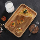 Small Flat Tray Natural Bamboo Kungfu Tea Serving Tray Table 28*18cm/ 11x7inch*1