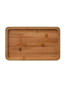 Small Flat Tray Natural Bamboo Kungfu Tea Serving Tray Table 28*18cm/ 11x7inch*1