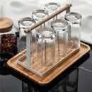 Small Flat Tray Natural Bamboo Kungfu Tea Serving Tray Table 28*18cm/ 11x7inch*1
