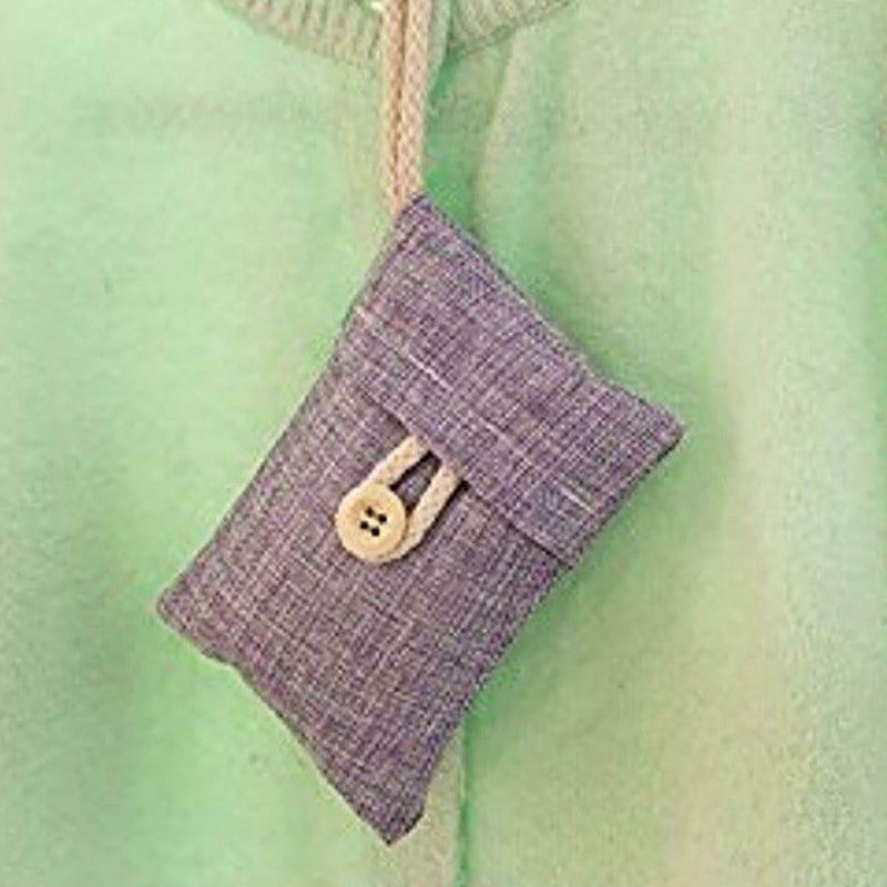 5 bags Air Purifying Bag Purifier Nature Fresh Charcoal Bamboo Mold Freshener