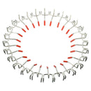 25x Peg Board Wall Hooks Garage Shop Storage Shop Shelf Hanging Tool Display