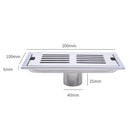 201 Stainless Steel Bathroom Floor Drain Shower Drainage Function New