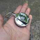 Anti Lost Outdoor Tool High Resilience Key Chain Alarm Key Ring Steel Wire Rope