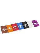 7X Aluminum Alloy Luggage Tags Labels Baggage Handbag ID Name Card Tag
