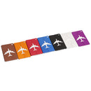 7X Aluminum Alloy Luggage Tags Labels Baggage Handbag ID Name Card Tag