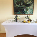 Rectangular Spandex Stretch Tight Fit Table Cover Trestle Tablecloth 4FT