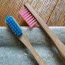 4pcs Natural Bamboo Toothbrush Family Pack For Travel Trendy New Hot vvsa
