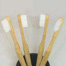 4pcs Natural Bamboo Toothbrush Family Pack For Travel Trendy New Hot vvsa