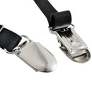 1Pair Mens Shirt Stays Garters Holder Non-slip Clamps Leg Suspenders