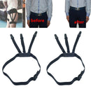1Pair Mens Shirt Stays Garters Holder Non-slip Clamps Leg Suspenders
