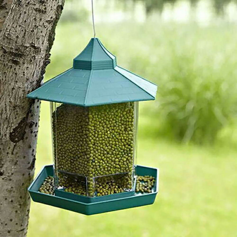 Outdoor Automatic Feeder Garden Bird Nest Wild Balcony Waterproof Hanging Feeder