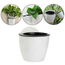 Self-watering Plant Flower Basket Wall Hanging Plastic Planter House Garden3 pcs