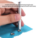 Metal Five-prong Buckle Snap Buttons Fasteners Sewing Accessories 100X
