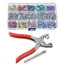 Metal Five-prong Buckle Snap Buttons Fasteners Sewing Accessories 100X
