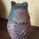 Realistic Owl Decoy With Rotating Pigeon Crow Scarer Scarecrow new hpt asd