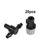 20Pcs Sprinkler Heads Nozzle + Tee joints for Misting Watering New Hot