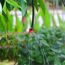 100pcs Micro Bubbler Drip Irrigation Adjustable Emitter Stake Water Drippers
