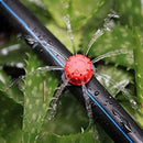 100pcs Micro Bubbler Drip Irrigation Adjustable Emitter Stake Water Drippers