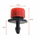 100pcs Micro Bubbler Drip Irrigation Adjustable Emitter Stake Water Drippers