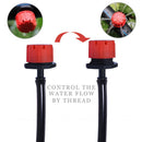 100pcs Micro Bubbler Drip Irrigation Adjustable Emitter Stake Water Drippers
