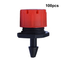 100X Adjustable Emitter Dripper Micro Drip Irrigation Sprinklers Watering System