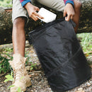 Collapsible Garbage Can Black Universal Folding Trash Can Portable Multifunction