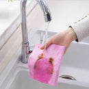 15pcs Kitchen Strong Non-Stick Oil Fiber Dish Towel Brush Bowl Cloth Rag