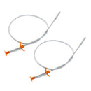 2Pcs Steel Wire Sewer Cleaning Tool 60cm for Home Family Durable Nice New Hot