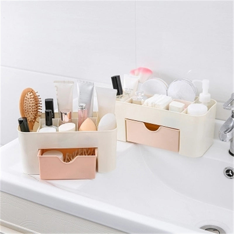 Cosmetics Desk Organizer Makeup Home Office Desktop Sundry Storage Box 2x