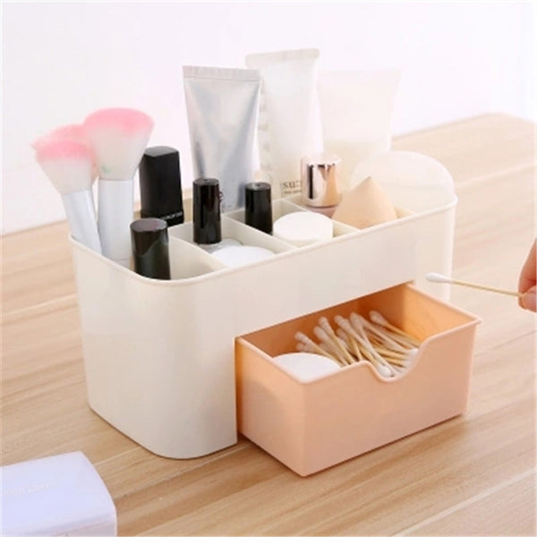 Cosmetics Desk Organizer Makeup Home Office Desktop Sundry Storage Box 2x