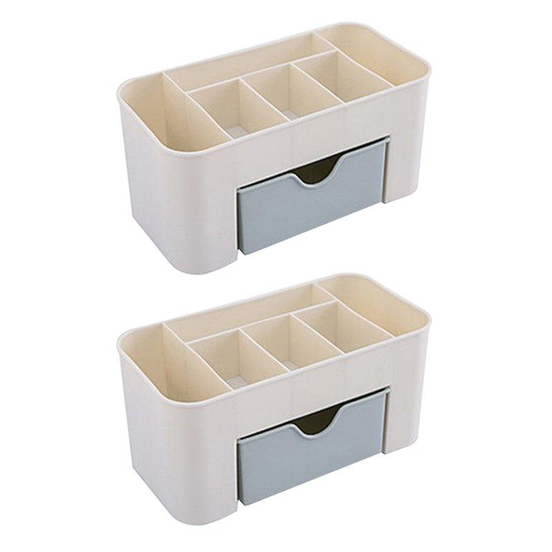 Cosmetics Desk Organizer Makeup Home Office Desktop Sundry Storage Box 2x