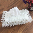 Embroidered Christmas Holiday Decor Polyester Fabric Tissue Box Cover Hot Best