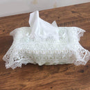 Embroidered Christmas Holiday Decor Polyester Fabric Tissue Box Cover Hot Best