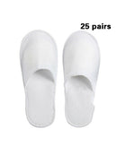 25 Pair Hotel Travel Spa Disposable Slippers Home Guest Slippers Unisex Portable