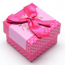 Jewelry Boxes,Multi Color Display Bowknot Box for Necklace Ring Earring  awdd