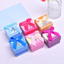 Jewelry Boxes,Multi Color Display Bowknot Box for Necklace Ring Earring  awdd