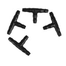 100Pcs useful Sprinkler Irrigation 4/7mm Tee Pipe Barb Hose Supplies Drip System
