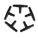 100Pcs useful Sprinkler Irrigation 4/7mm Tee Pipe Barb Hose Supplies Drip System
