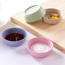 12PC Wheat Straw Small Plates Snack Dish Seasoning Sauce Eco-friendly Plate New