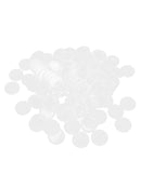 100Pcs 27mm Clear Round Plastic Coin Capsule Container Box Holder Case Port able