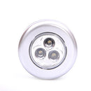 LED Closet Lights Under Cabinet Wireless Puck Touch Sensor Night Light Remote *4