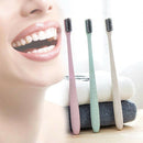 20xAdult Wheat Straw Toothbrush Eco-Friendly Oral Clean Soft Small Bristle Brush