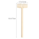 10pcs Mini Wooden Mallet Wood Hammer for Leather Craft Carving Stamping K i d