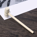 10pcs Mini Wooden Mallet Wood Hammer for Leather Craft Carving Stamping K i d